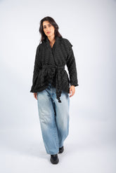 Sculpt Blouse - Black